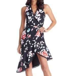 Dress the Population Bijou Floral Plunge Dress